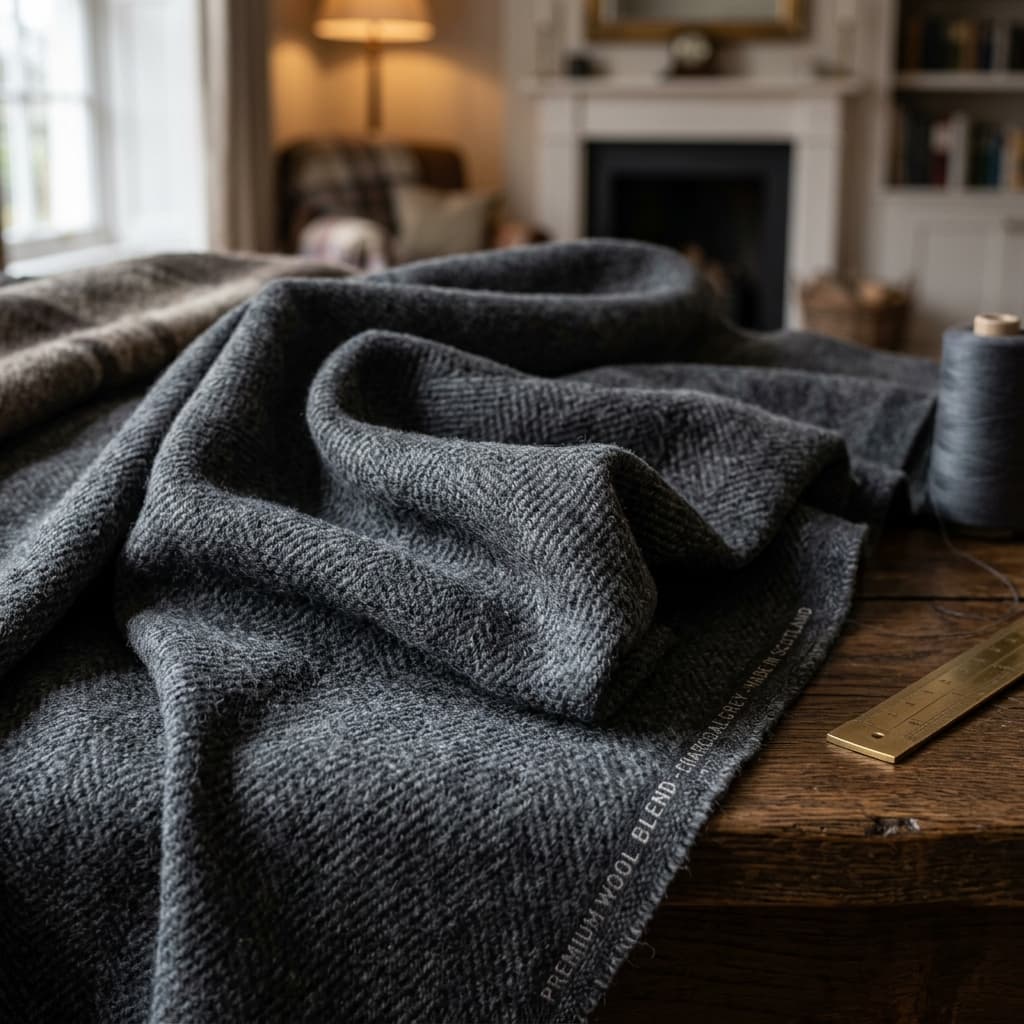 Midnight Black Cotton Suit - View 2